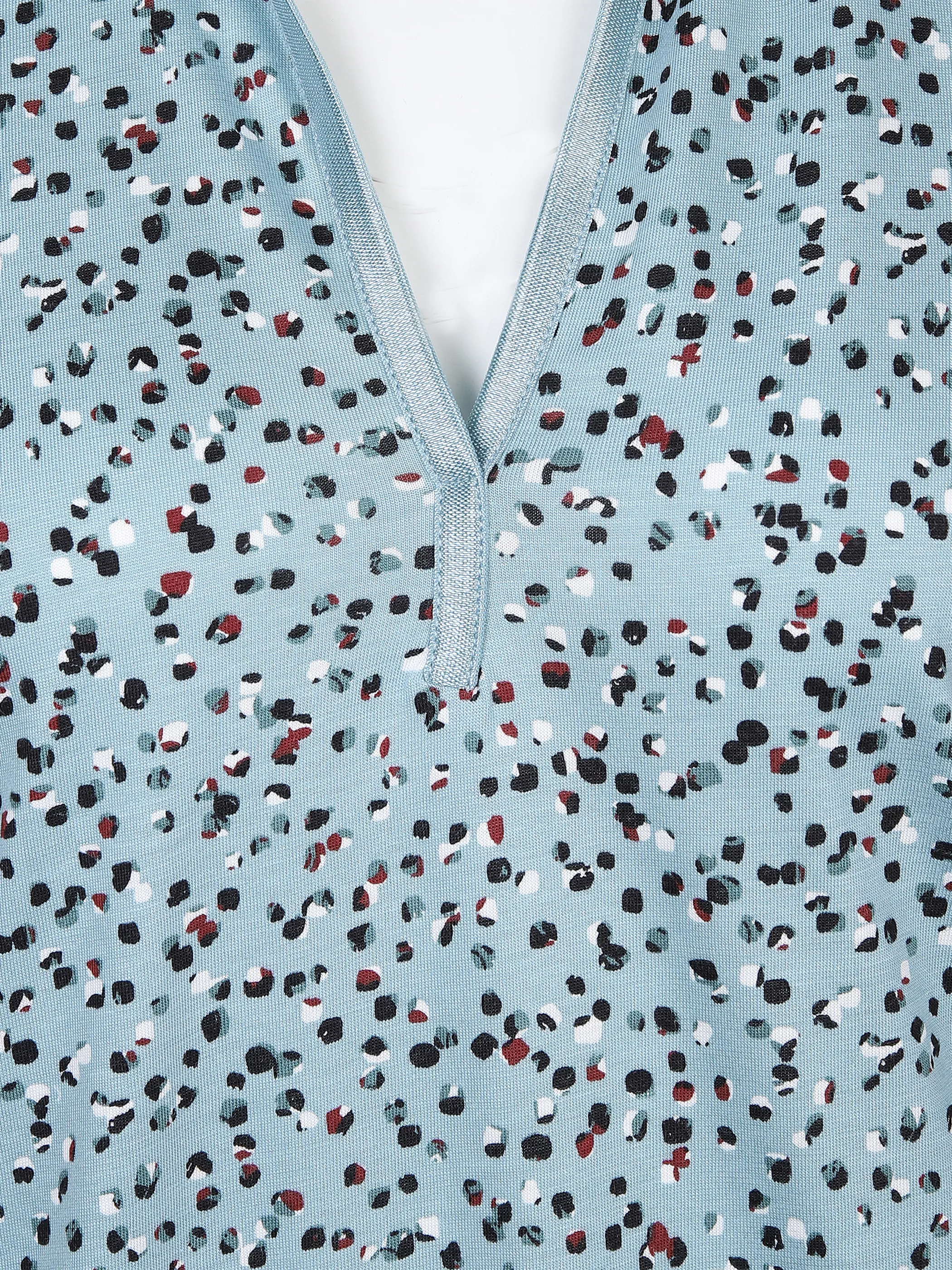 Damen Poloshirt mit Alloverprint