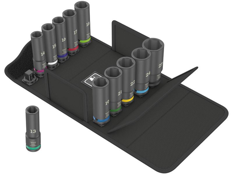 Wera Steckschlüsseleinsatz-Satz 8790 C Impaktor Deep Set 1 Impaktor Deep Steckschlüsseleinsätze und Werkzeugfinder