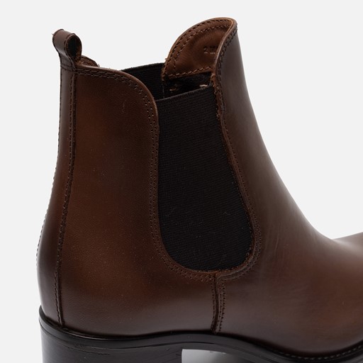 Linea Zeta Chelsea boots bruin Leer