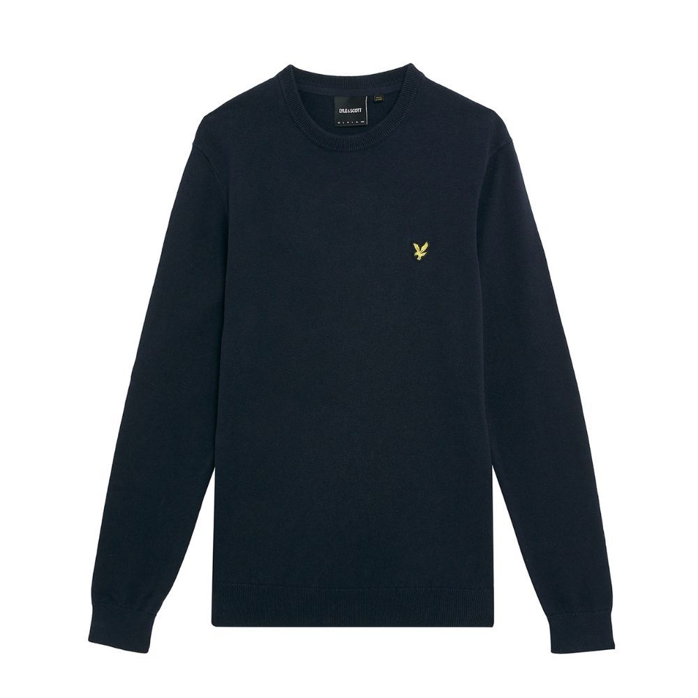 Crew Neck Genser Herre Navy