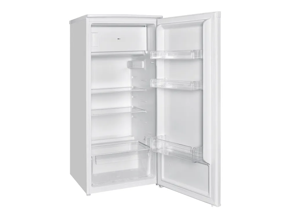 Scandomestic SKB 190 W - Køleskab med fryseboks - bredde: 55 cm - dybde: 56.5 cm - højde: 122.0 cm - 195 liter