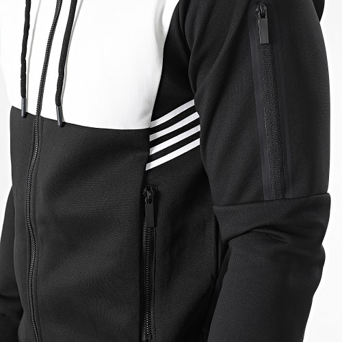 Ensemble De Survetement E358 Blanc Noir