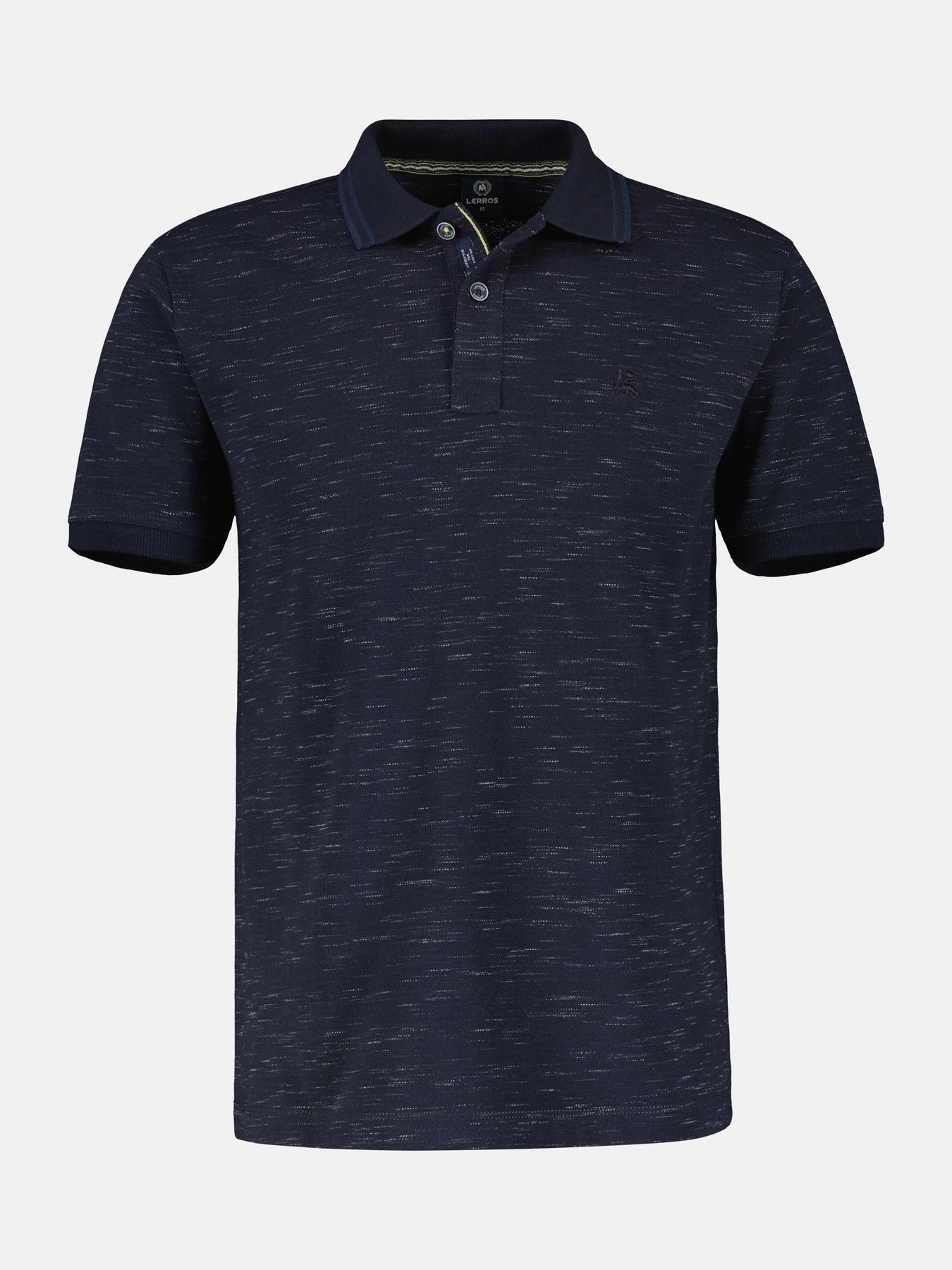Poloshirt in Two-Tone-Piqué