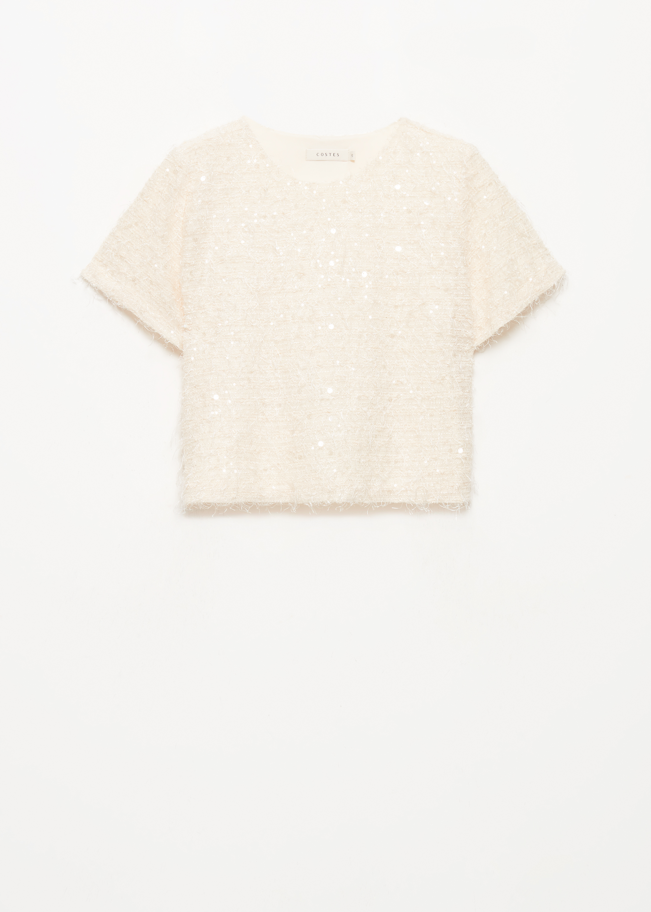 Top met franjes en glitter