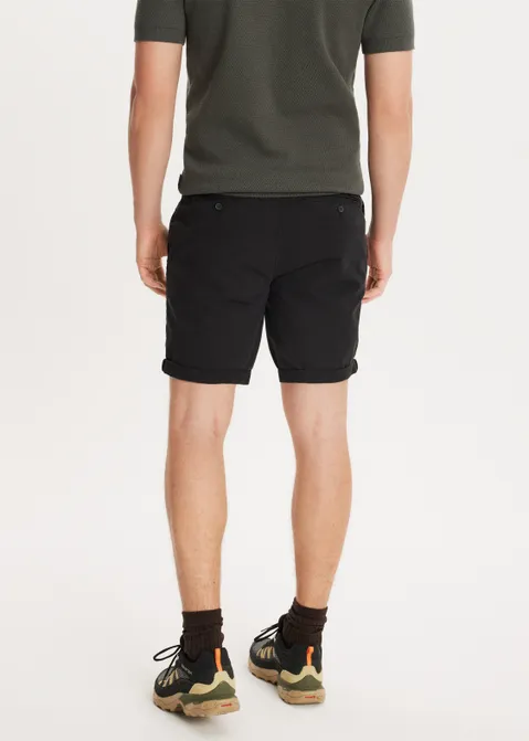Chino short zwart (ZWART)