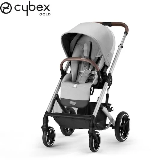 Poussette Balios S Lux   Châssis Silver - Lava Grey        de               CYBEX