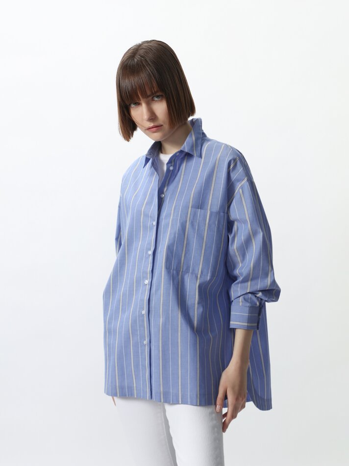 Camisa oversized - Listras