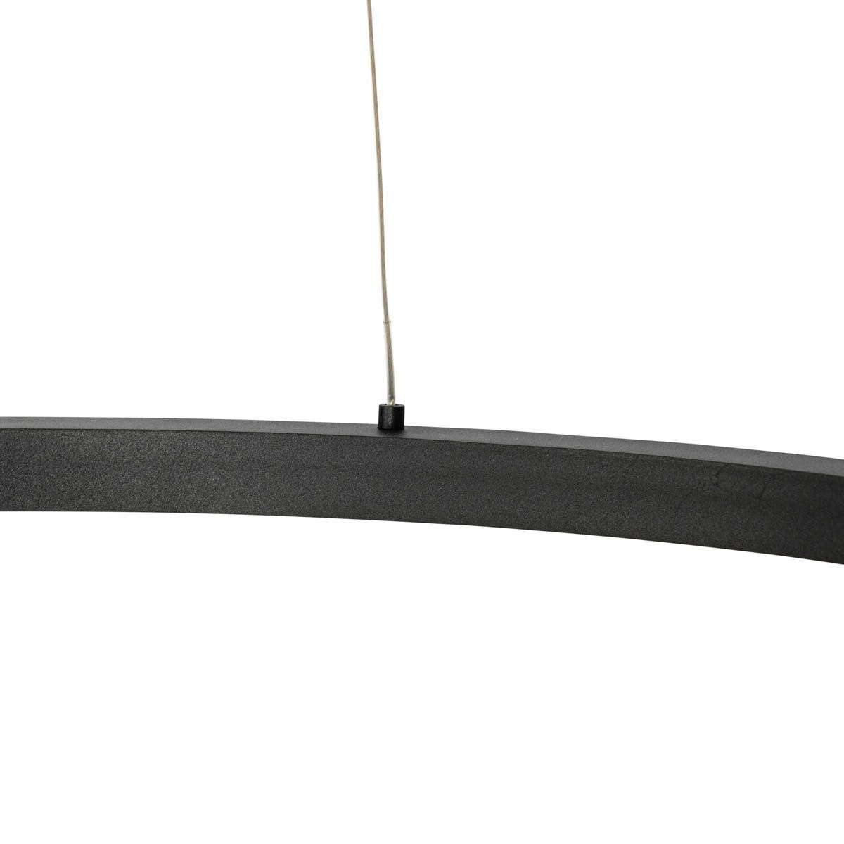 Smart hanglamp zwart 80 cm incl. LED en RGBW - Girello