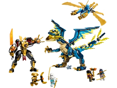 LEGO Elementdraak vs. de mecha van de keizerin (71796)