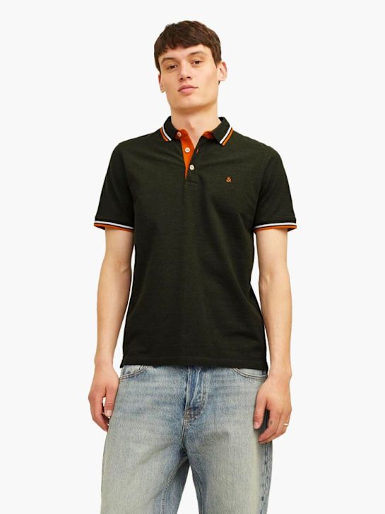 JACK & JONES Polo-Shirt Grün