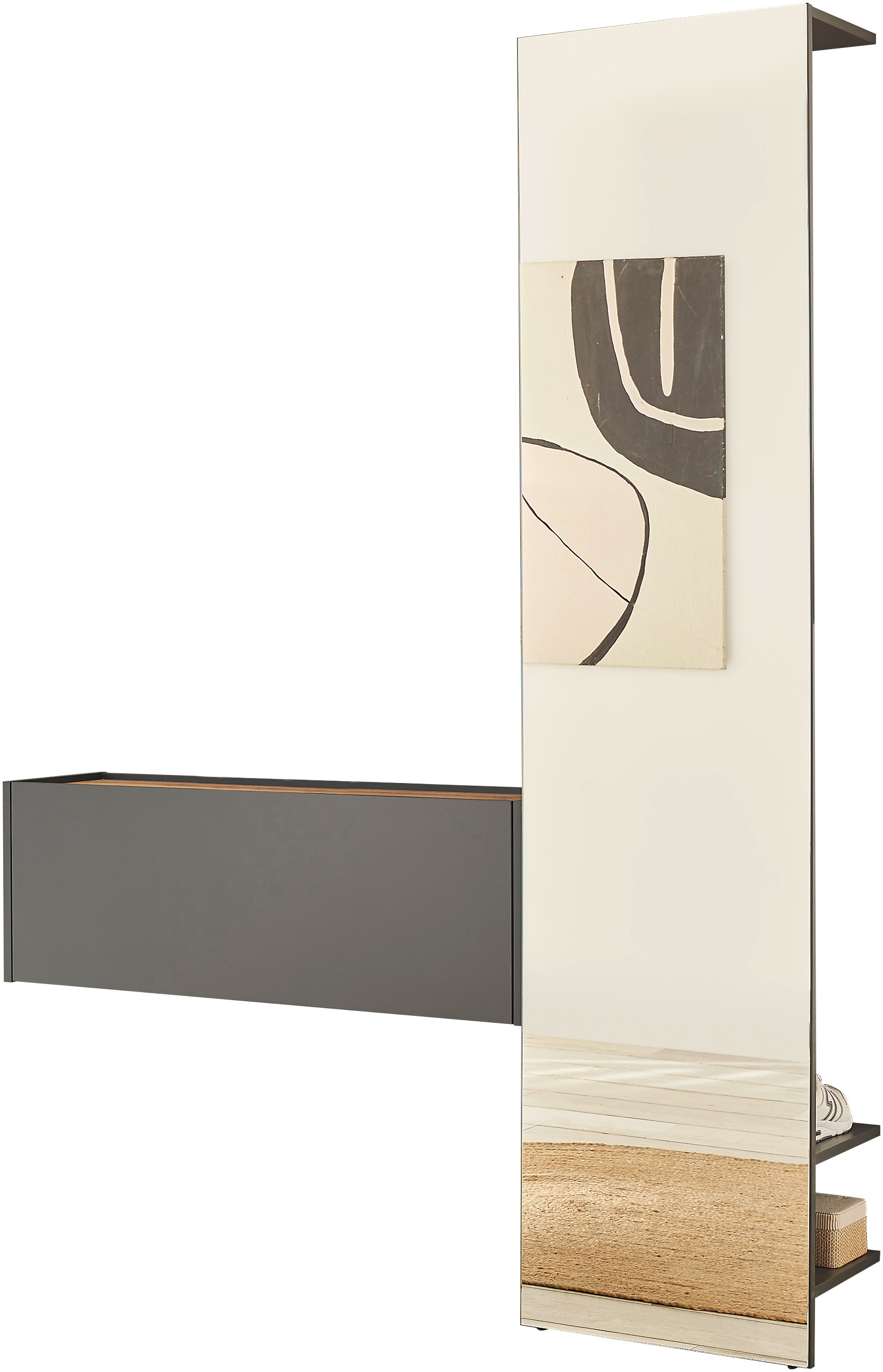 INOSIGN Garderoben-Set »GIRON/CiTY, moderne Garderobe, Komplettset mit viel Stauraum« Komplett-Set, 2 Stk. tlg.