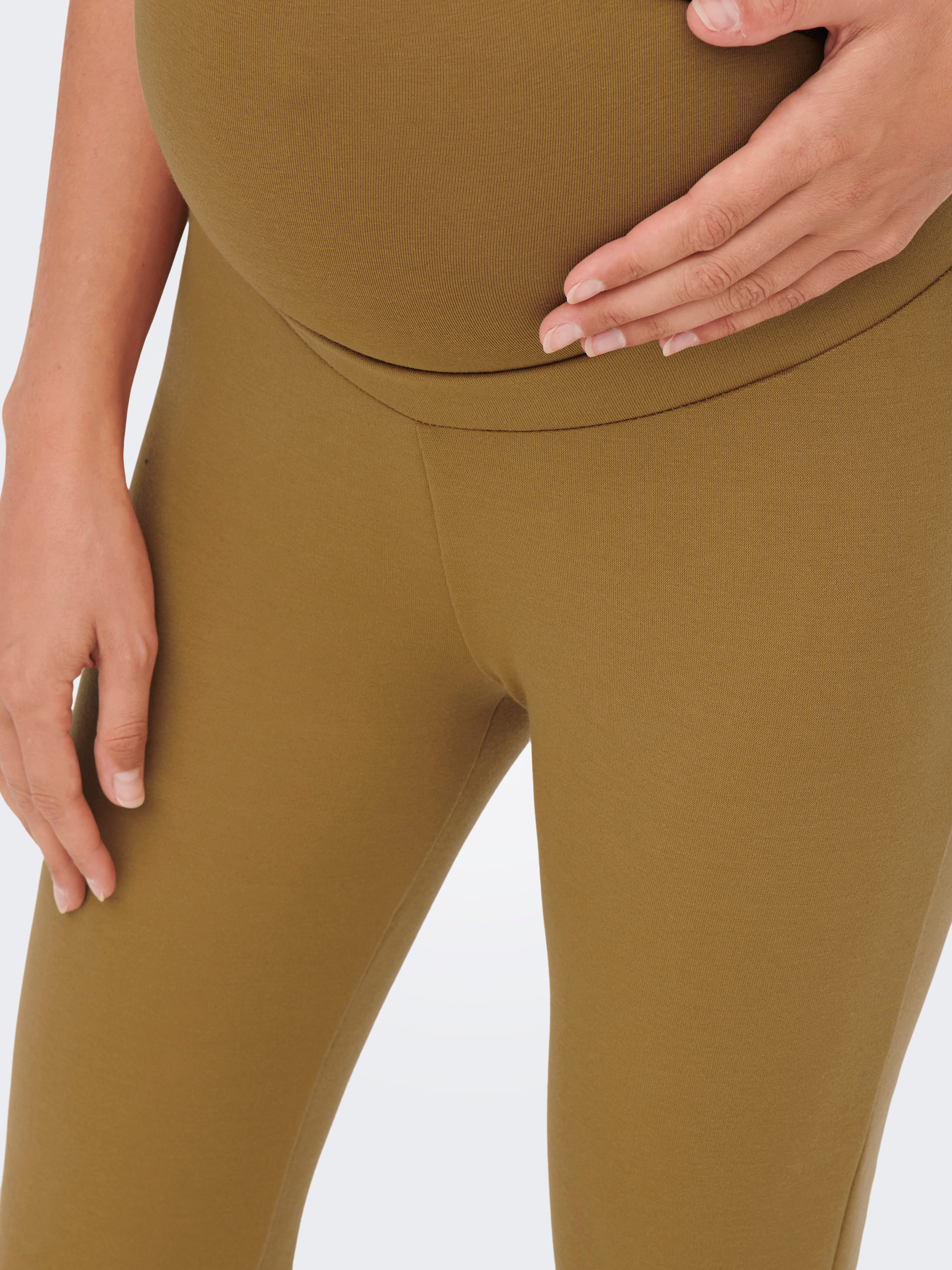 OLMFEVER Hohe Taille Normal geschnitten Hose mit weitem Beinschnitt Bistre