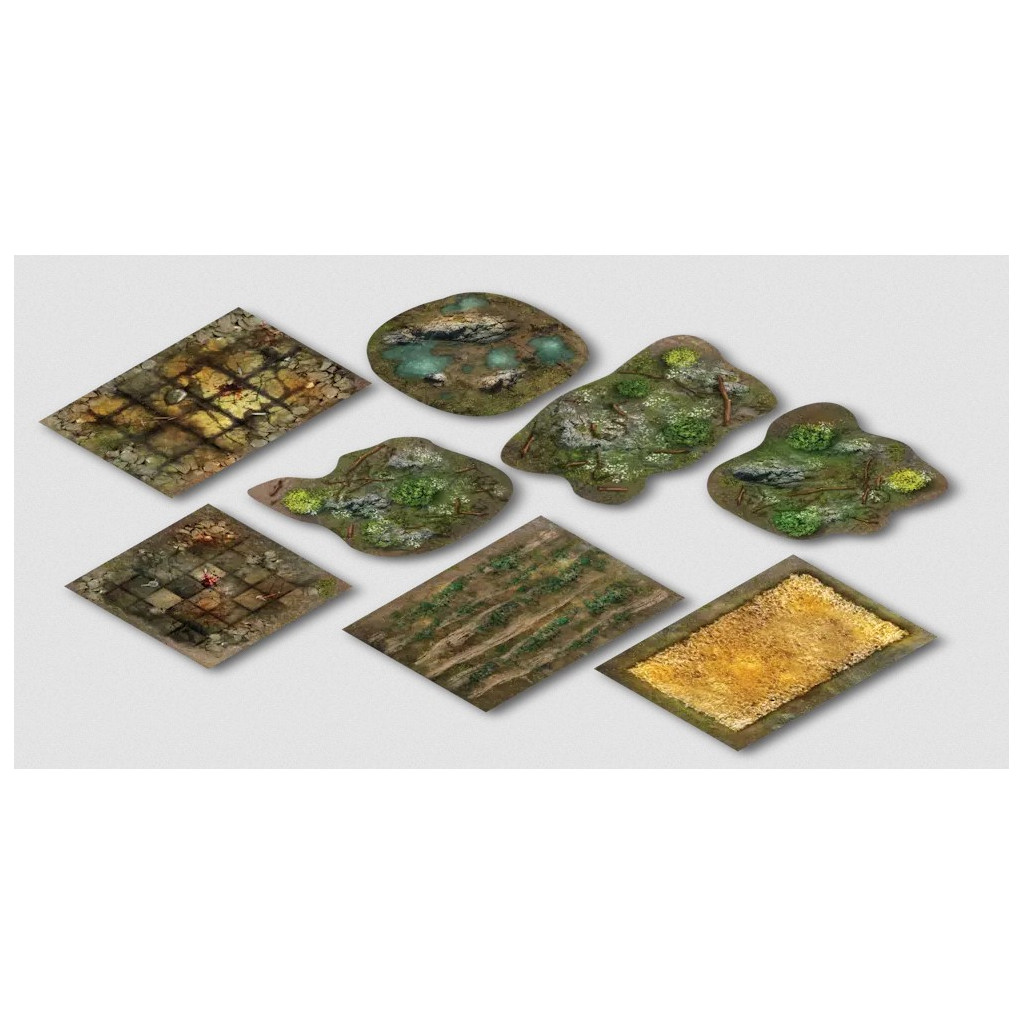 Terrain Crate: Fantasy Gaming - Neoprene Terrain Templates