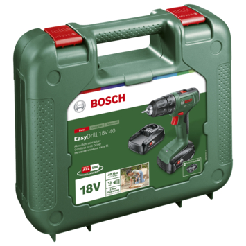 Bosch 18V accuboormachine Easydrill (Incl. 2 accu's 1.5Ah   lader)