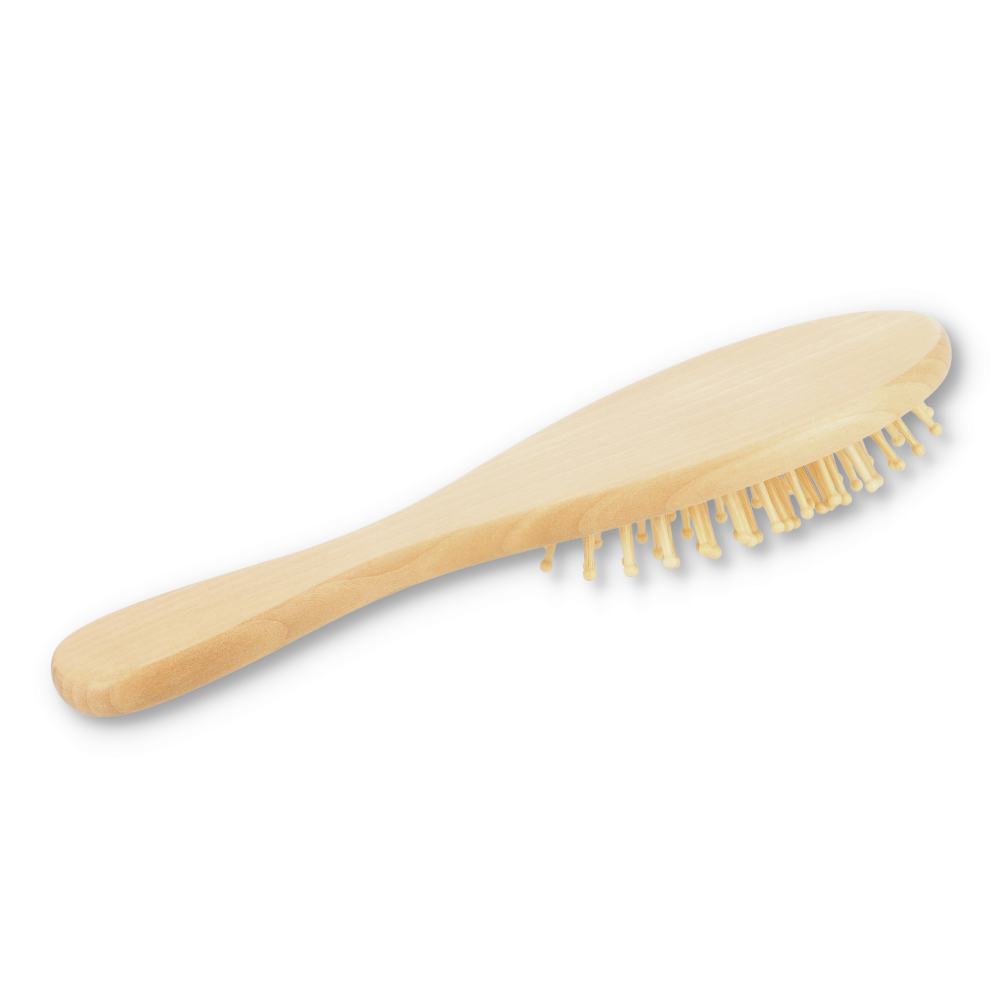 (215mm) Holz Haar Styling Bürste Haarbürste Oval - Beige