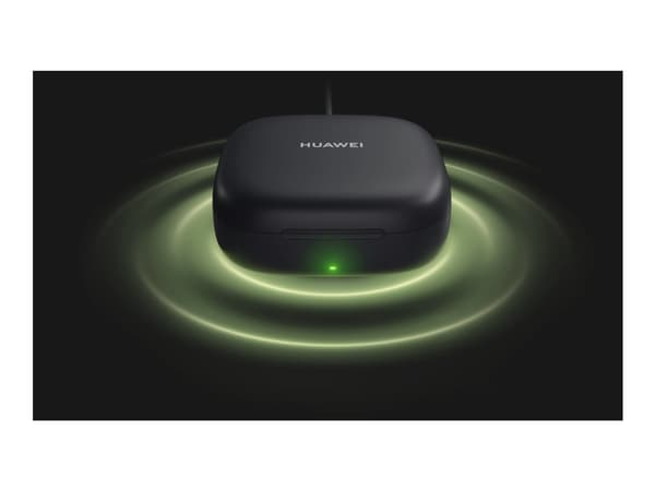 Huawei FreeArc - True wireless-hodetelefoner med mikrofon - åpent øre - over-øret-montering - Bluetooth - svart