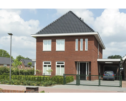 Dubbele staafmat 6/5/6 251 x 83 cm RAL 6005 mosgroen