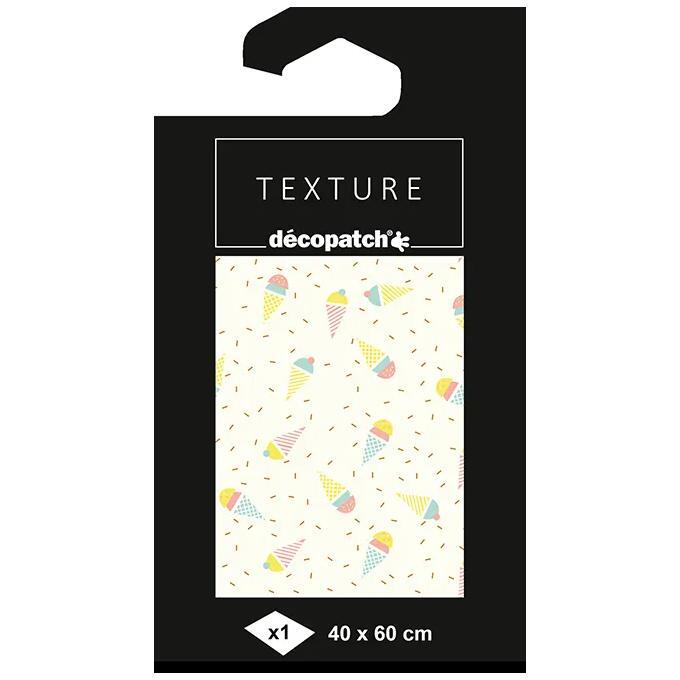 * Papier Texture Décopatch n°785 - 1 feuille 40x60cm - Jaune