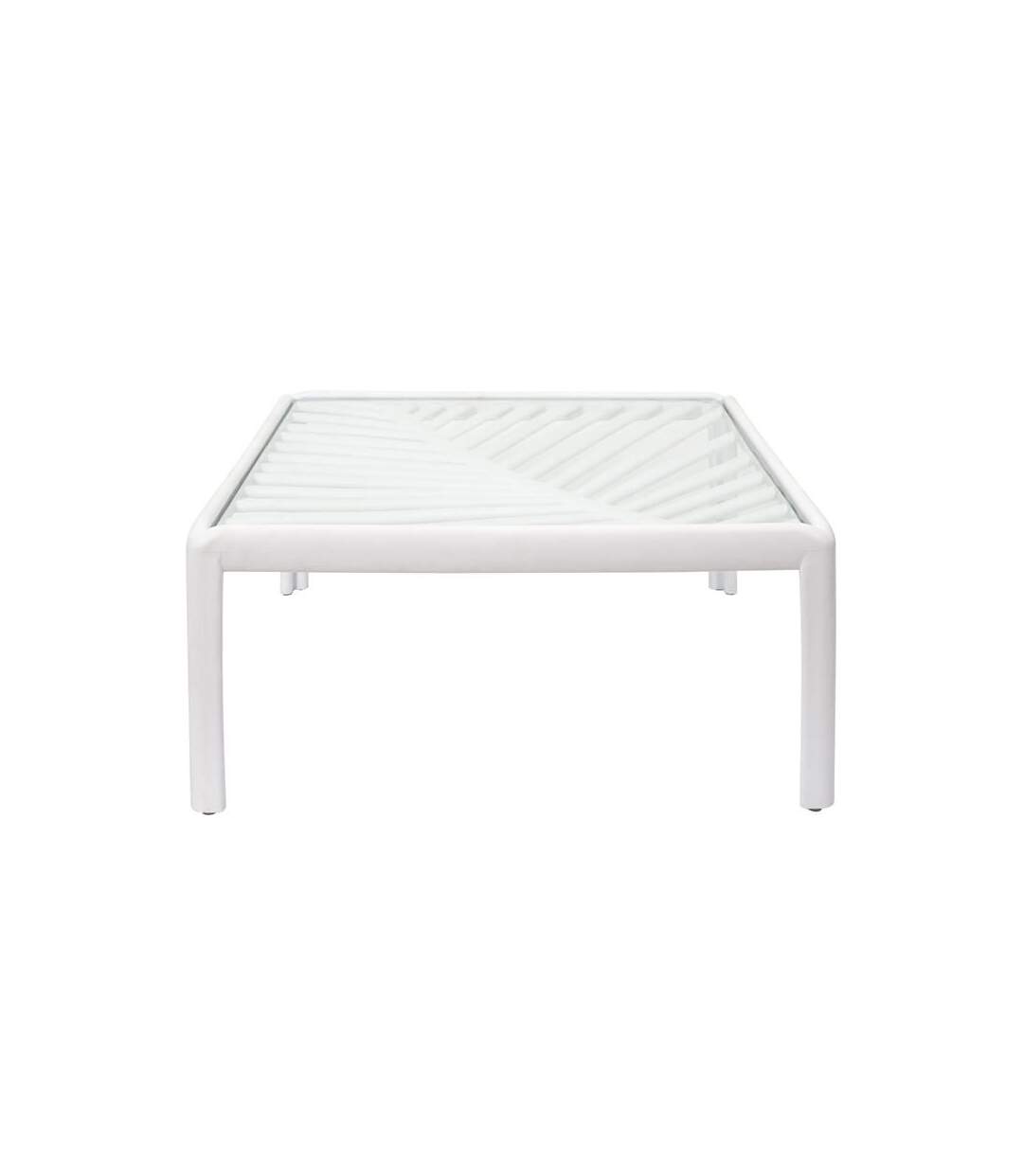 Paris Prix - Table Basse D'extérieur Design ibiza 70cm Blanc
