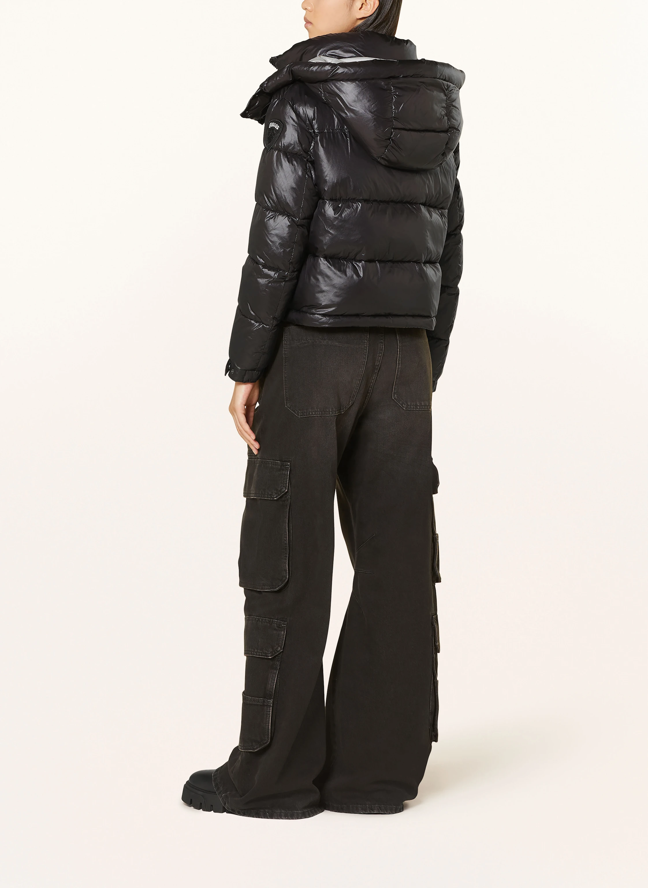 Blauer Steppjacke GLORIA mit DUPONT™ SORONA®-Isolierung