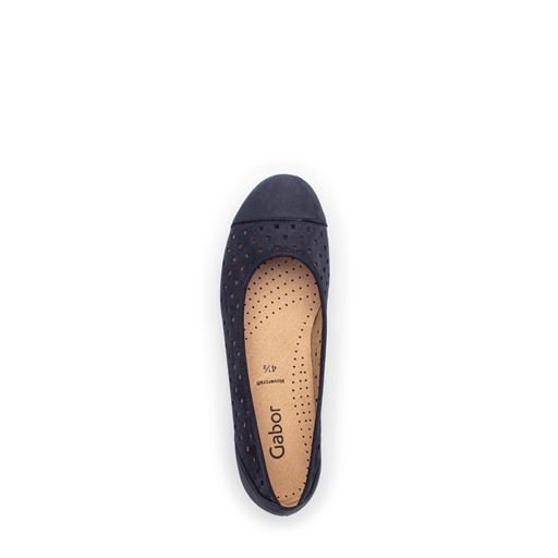 Gabor Nubuk Lavato Ballerinasko, Nightblue, 40.5