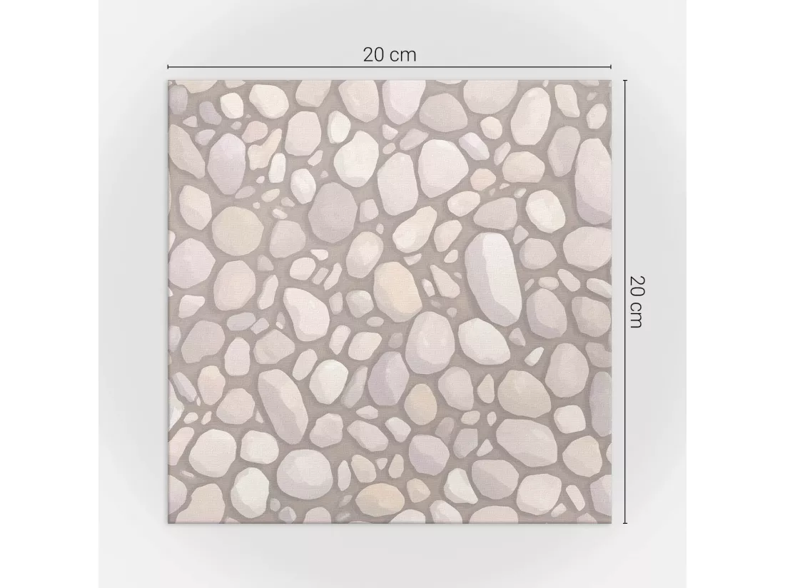 Carreaux autocollants PVC, Carrelage PVC adhésif - 20x20x20 - Motif en pierre naturelle