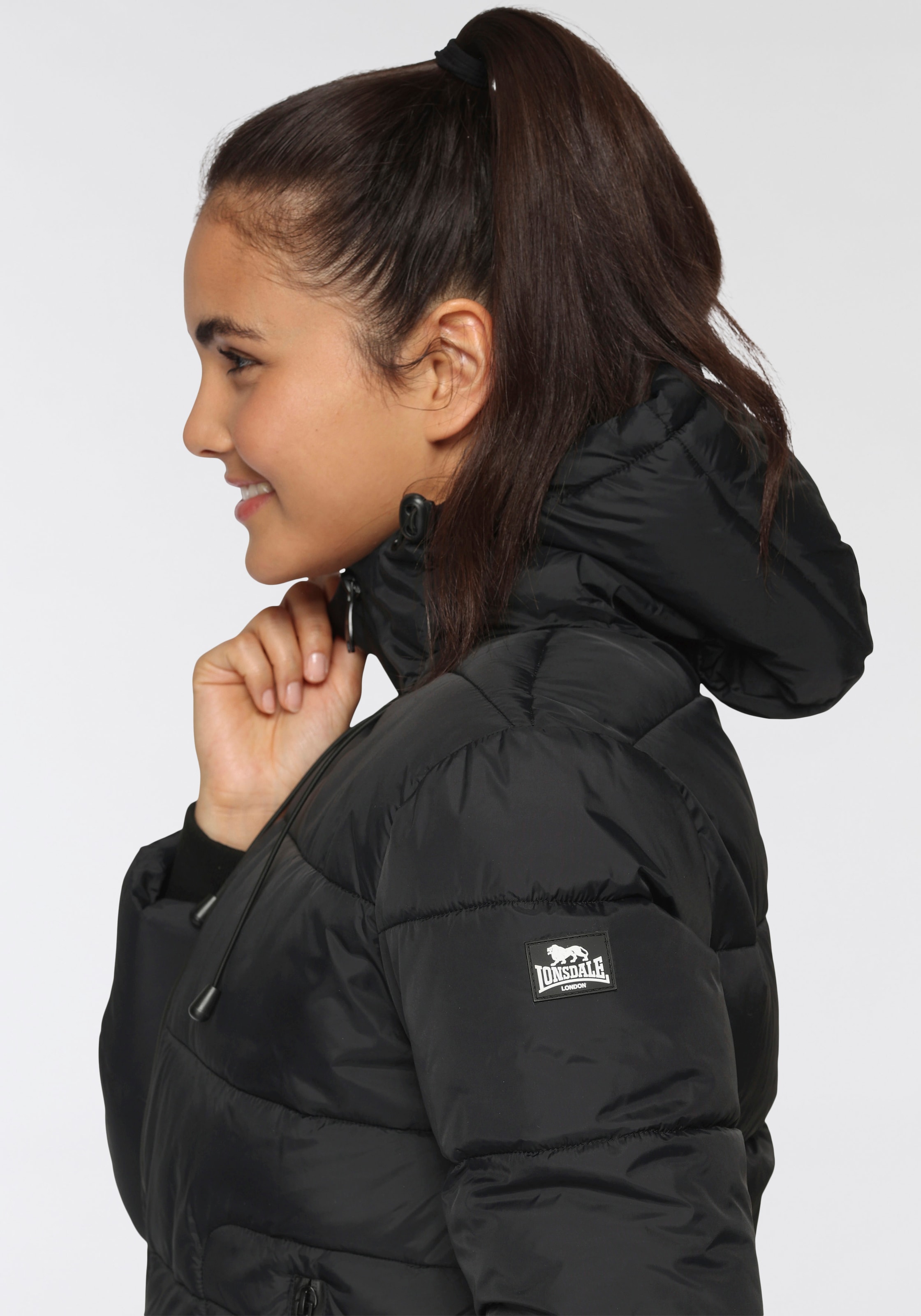 Lonsdale Steppjacke »GRAMPOUND« 1 Stk. tlg. mit Kapuze