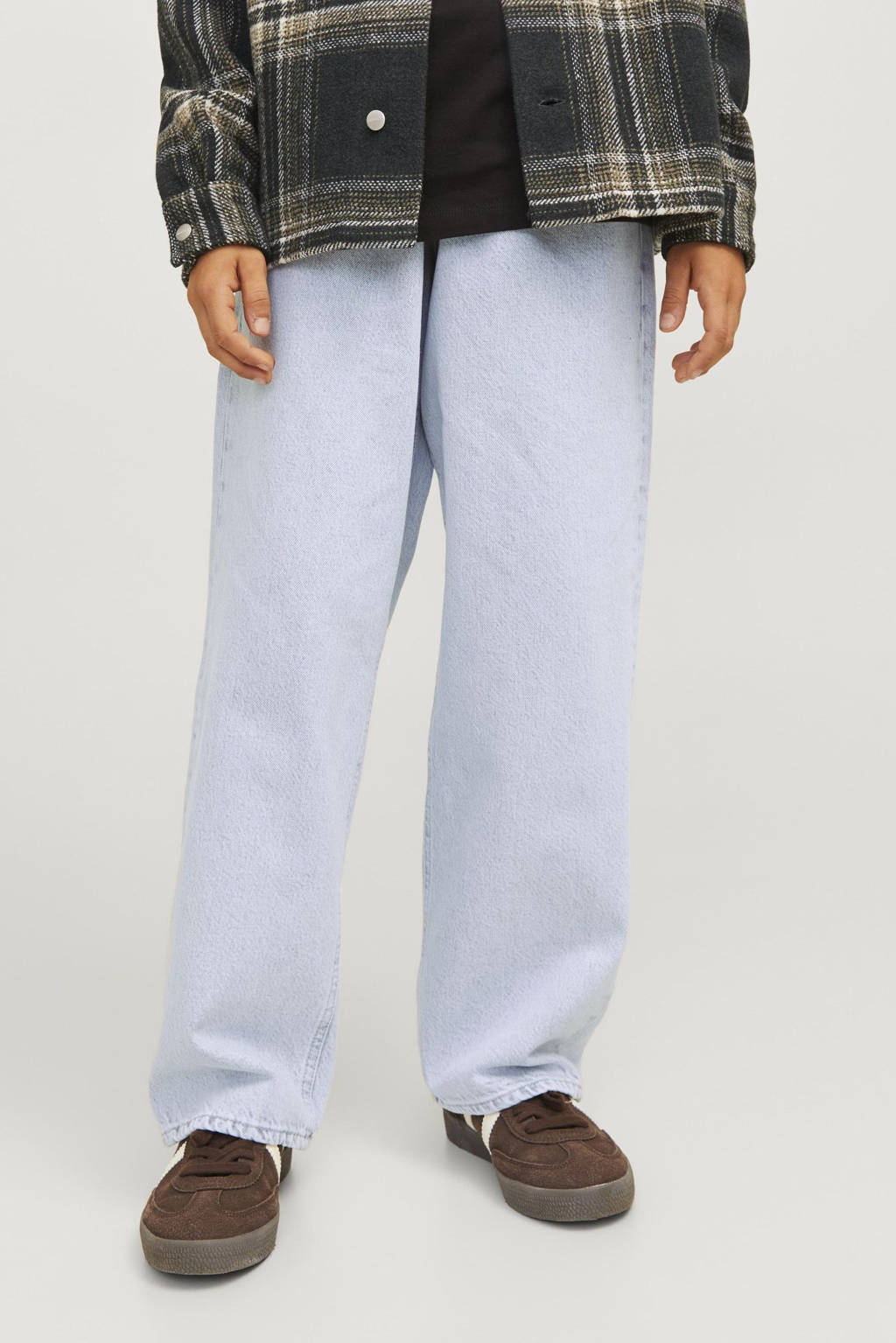 JACK & JONES loose fit jeans JJIALEX JJCLASSIC light blue denim