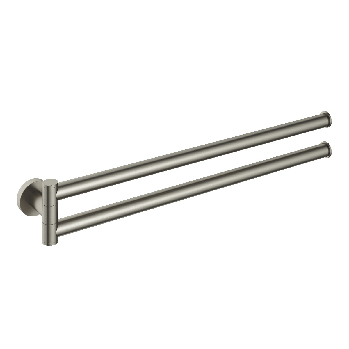 Hotbath &More handdoekhouder draaibaar geborsteld nikkel
