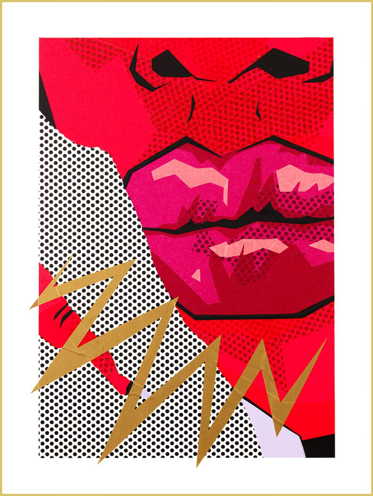 Where is your smile by Tape That Collective - Limited Edition. Edition of: 150. Signed.