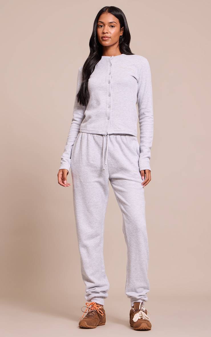 Gris Jogging À Revers Brodé Supersoft Tall