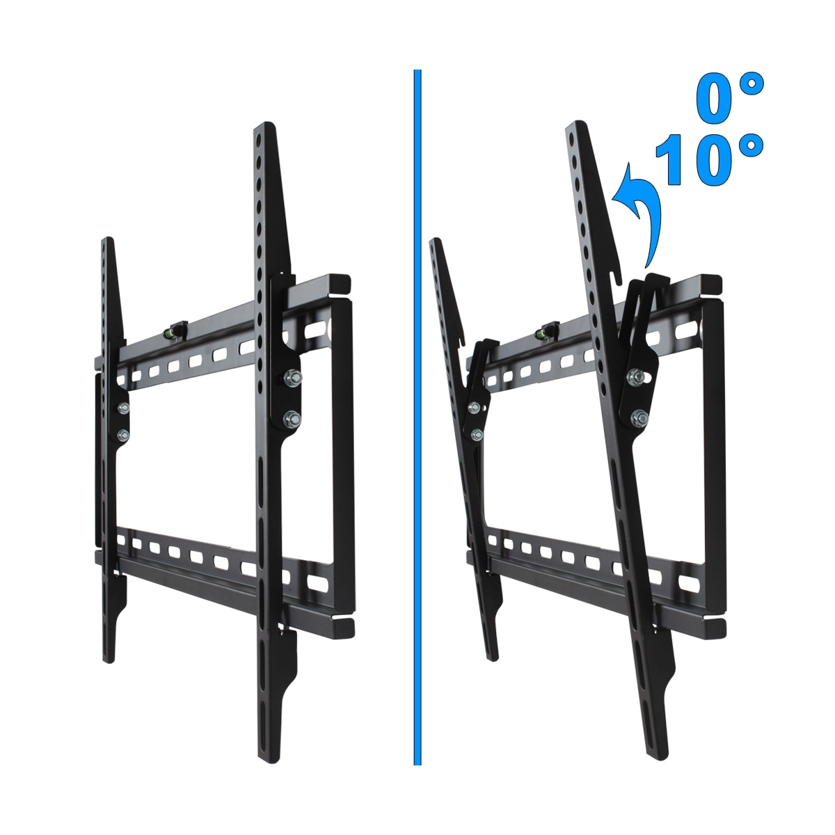 TV-veggfeste for 32-65 tommer (81-165 cm) kan vinkles - svart