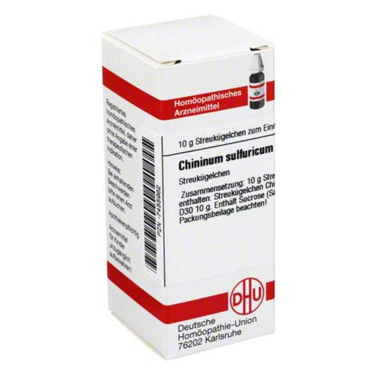 DHU Chininum sulfuricum D 30 Globuli, 10 g