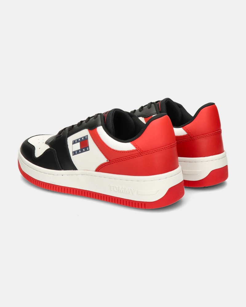 Tommy Jeans TJ Basket Lage sneakers  - zwart