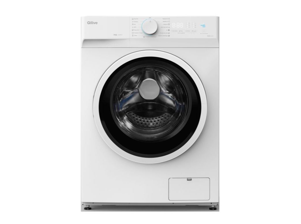 MÁQUINA DE LAVAR ROUPA QILIVE Q.6385 - BRANCA A 8KG