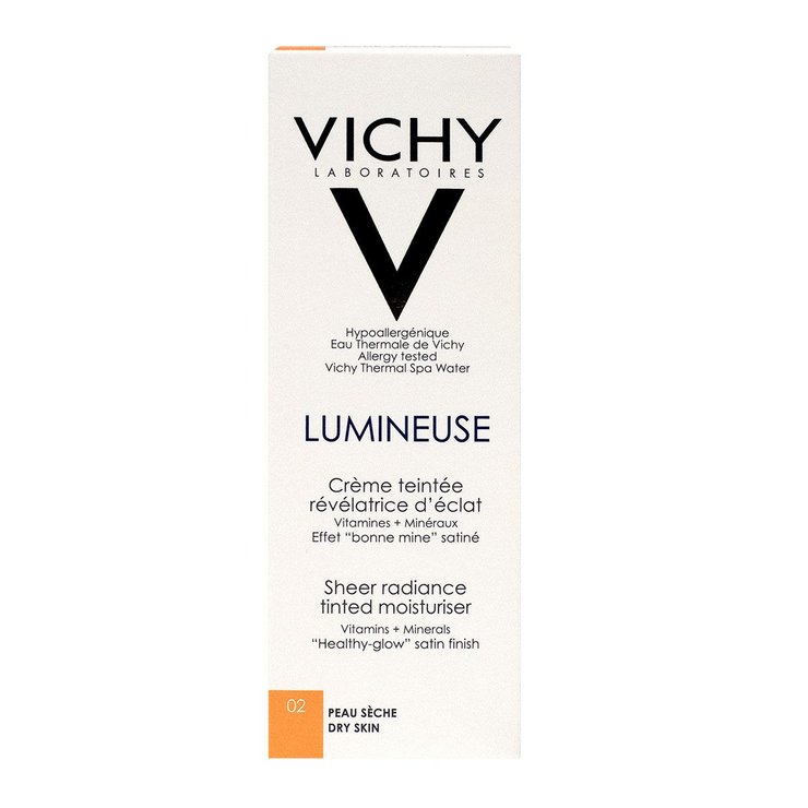 Crème teintée Lumineuse 02 pêche peau sèche 30ml