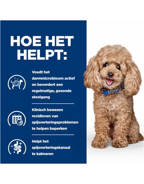 Hill's Prescription Diet Gastrointestinal Biome Mini Digestive+ Fibre Care Zak Kip - Hondenvoer