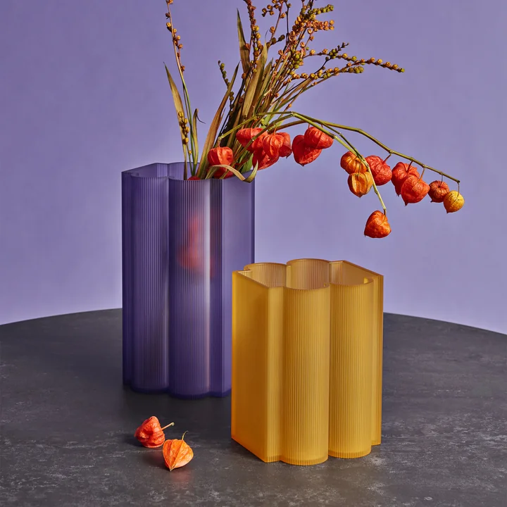 Kartell - Okra Vase, H 34 cm, violett