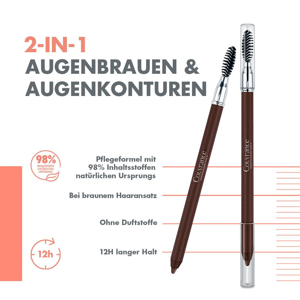 Avène Couvrance Augenbrauen Korrekturstift 02 dunkelbraun