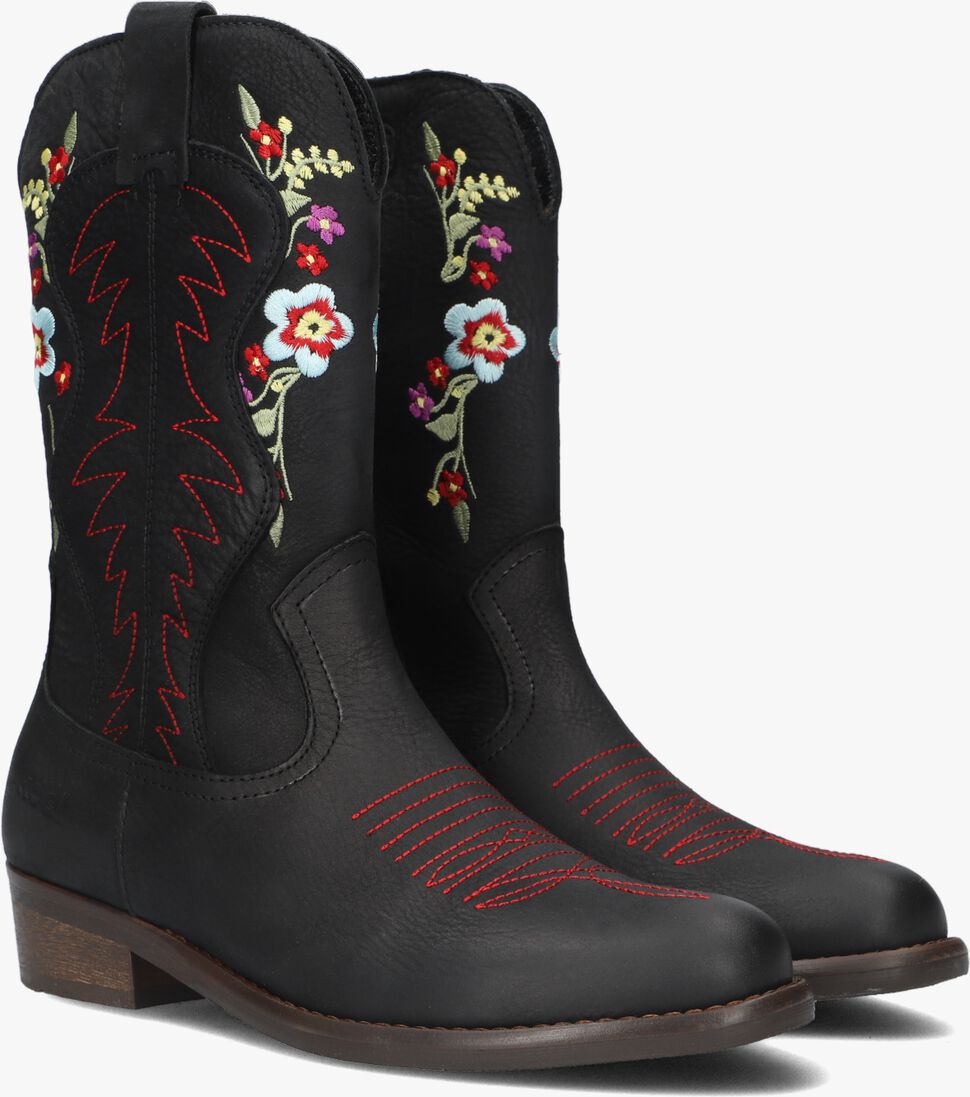 KOEL4KIDS zwarte koel4kids cowboylaarzen 10m010