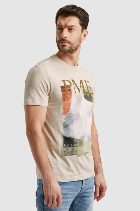 PME legend beige heren t-shirt