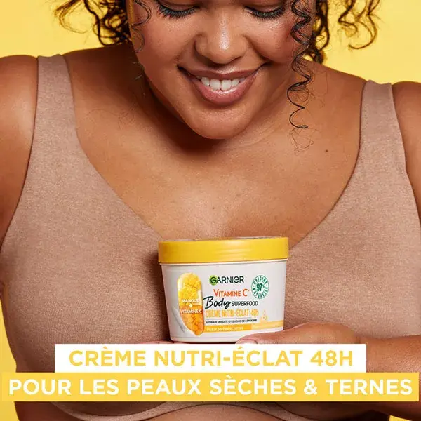 Creme Garnier Body Superfood Nutri-Radiance Manga e Vitamina C 380ml
