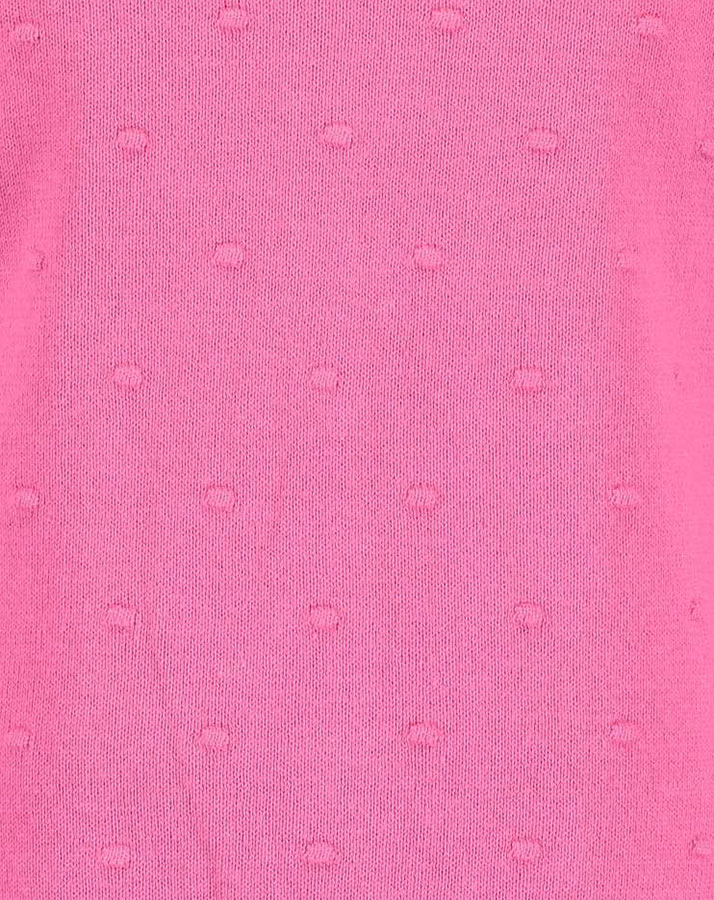 Strickjacke ESSENTIALS – KNITTED DOTS in pink