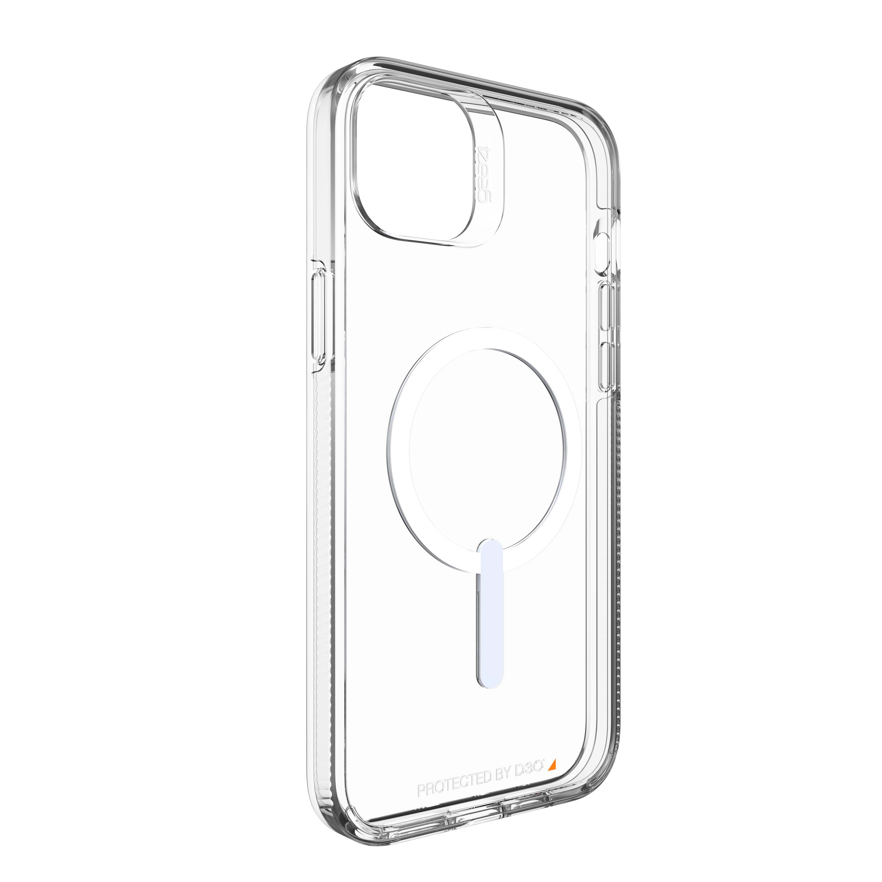 iPhone 14 Plus Antibakterielle MagSafe Schutzhülle Crystal Palace Snap D3O aus Recycelten Materialien (702010013) - Transparent