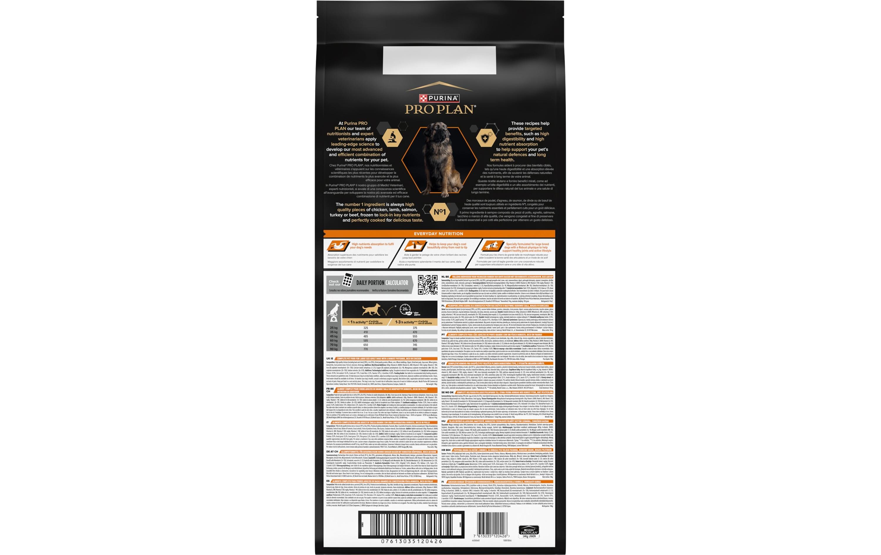 Trockenfutter L Robust Adult Everyday Nutrition Huhn, 14 kgAlleinfutter mit grosse Hunde