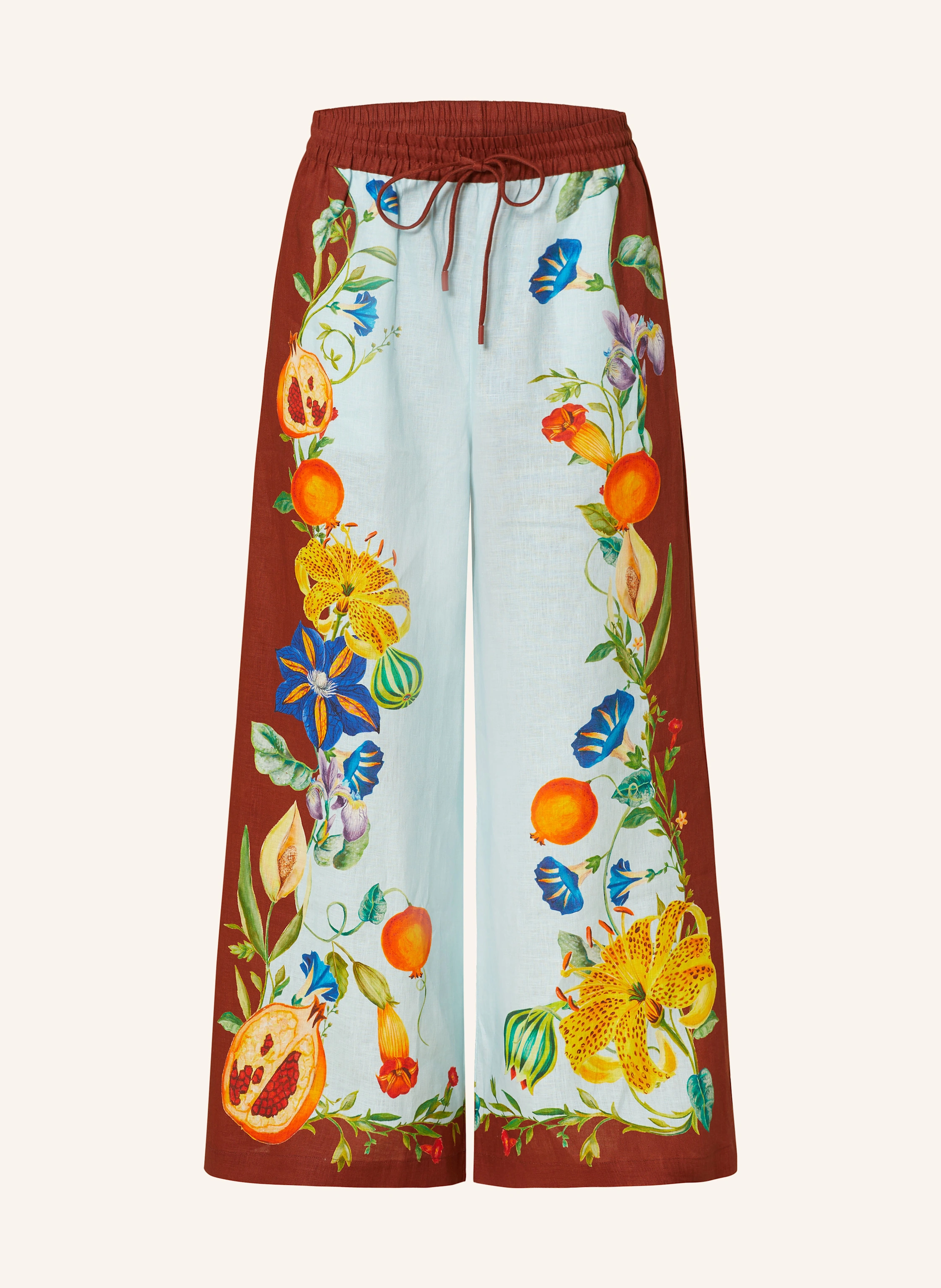 ALÉMAIS Marlenehose aus Leinen