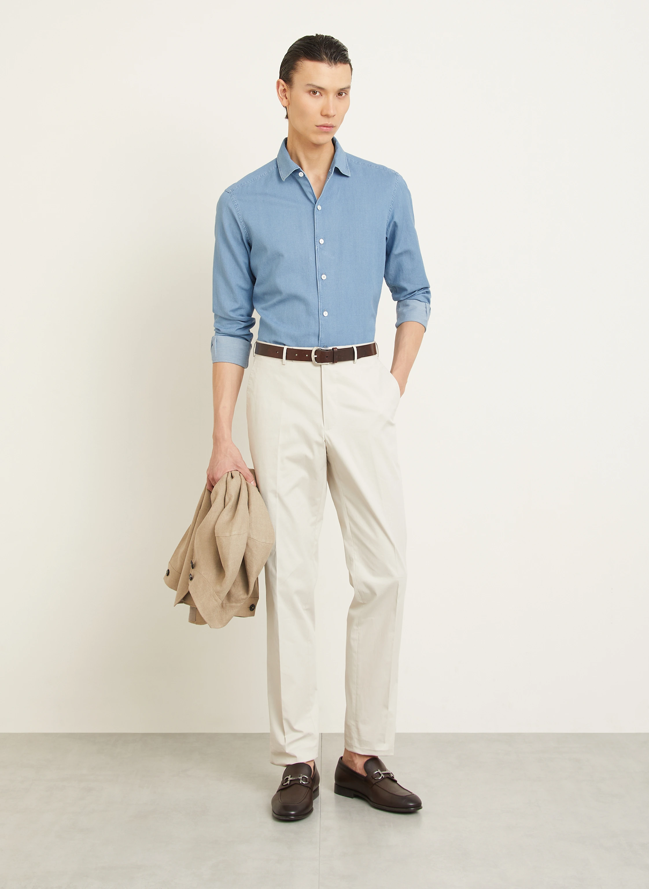 ZEGNA Jeanshemd Regular Fit