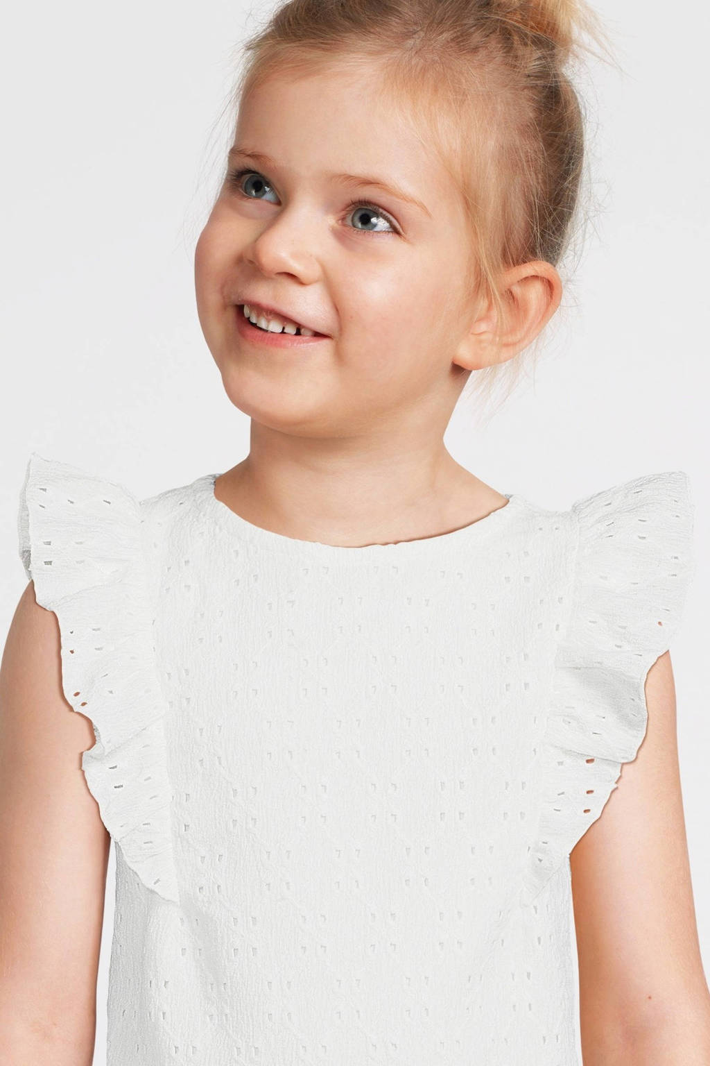 VERO MODA GIRL top VMPALMA wit