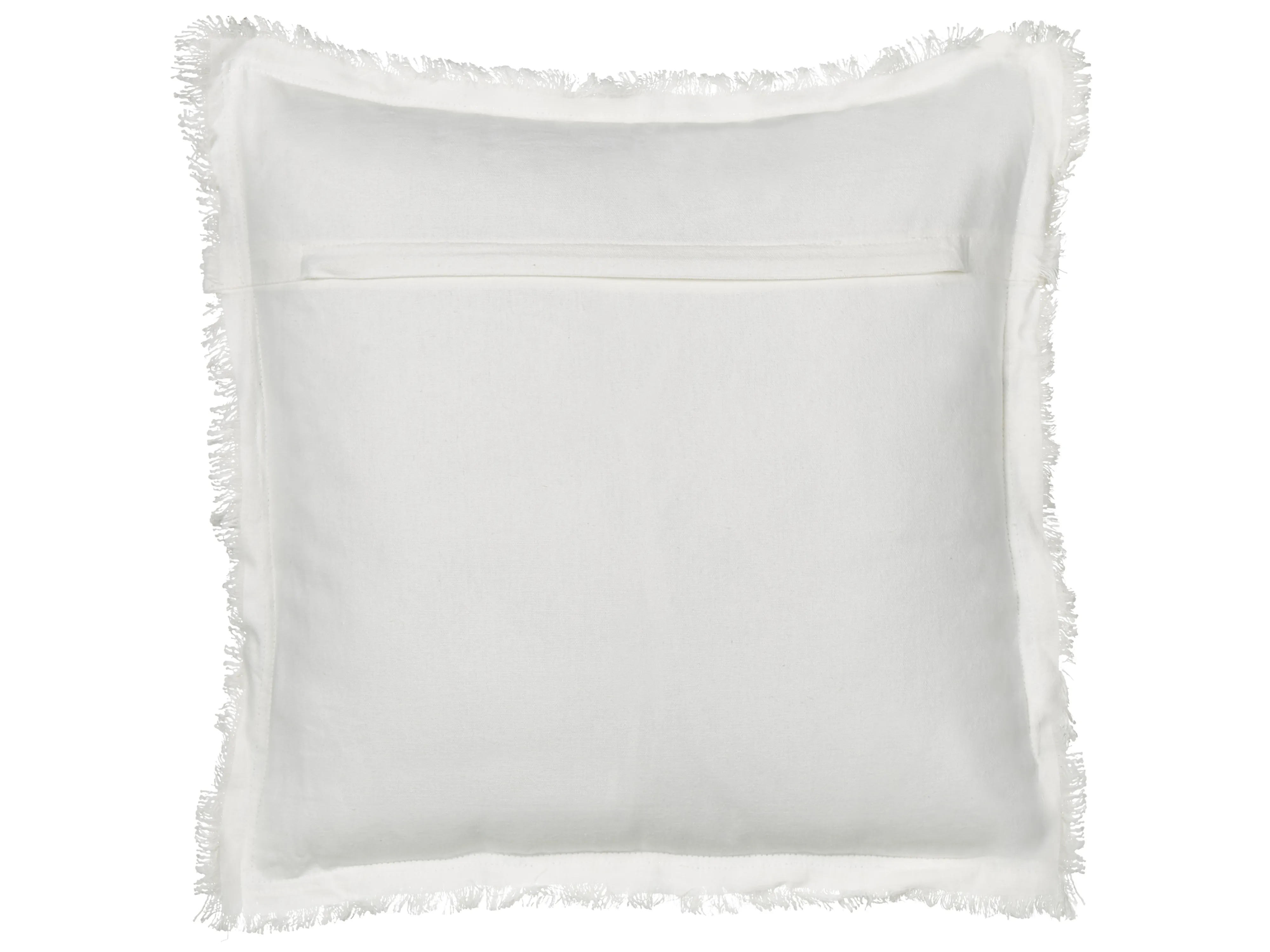 Set van 2 sierkussens LIVISTONA Katoen 45 x 45 cm Wit bloempatroon