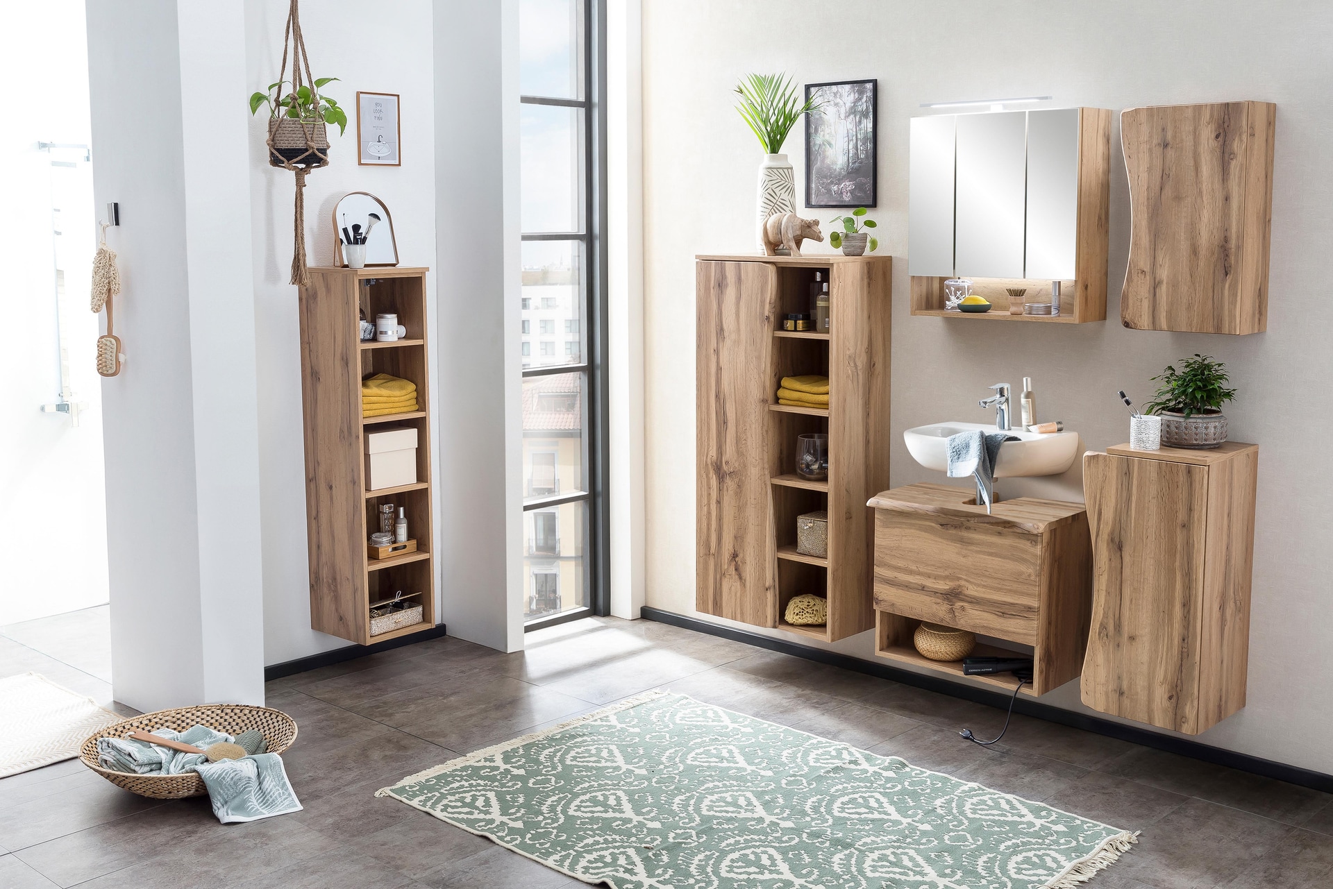 Bad-Waschbeckenunterschrank ANTWERPEN braun 61cm